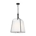 Myhouse Lighting Visual Comfort Studio - AP1253SMS - Three Light Pendant - Leander - Smith Steel