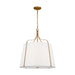 Myhouse Lighting Visual Comfort Studio - AP1264ADB - Four Light Pendant - Leander - Antique Gild