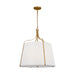 Myhouse Lighting Visual Comfort Studio - AP1264ADB - Four Light Pendant - Leander - Antique Gild