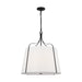 Myhouse Lighting Visual Comfort Studio - AP1264SMS - Four Light Pendant - Leander - Smith Steel