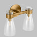 Myhouse Lighting Visual Comfort Studio - AEV1002BBS - Two Light Bath Fixture - Moritz - Burnished Brass