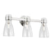 Myhouse Lighting Visual Comfort Studio - AEV1003PN - Three Light Bath Fixture - Moritz - Polished Nickel