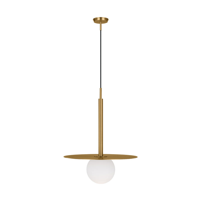 Myhouse Lighting Visual Comfort Studio - KP1141BBS - One Light Pendant - Nodes - Burnished Brass