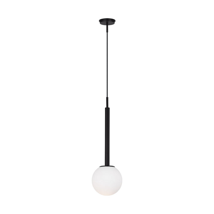 Myhouse Lighting Visual Comfort Studio - KP1141MBK - One Light Pendant - Nodes - Midnight Black