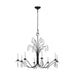 Myhouse Lighting Visual Comfort Studio - CC1598AI - Eight Light Chandelier - Shannon - Aged Iron