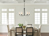 Myhouse Lighting Kichler - 52480BK - Six Light Chandelier - Truby - Black