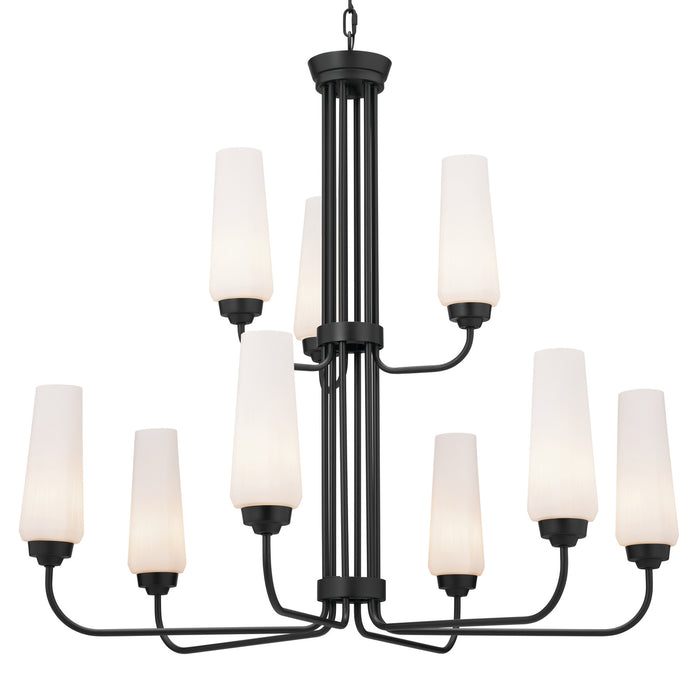 Myhouse Lighting Kichler - 52482BK - Nine Light Chandelier - Truby - Black