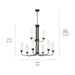 Myhouse Lighting Kichler - 52482BK - Nine Light Chandelier - Truby - Black