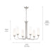 Myhouse Lighting Kichler - 52480PN - Six Light Chandelier - Truby - Polished Nickel