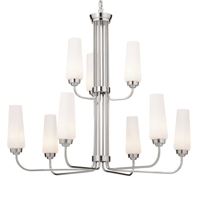 Myhouse Lighting Kichler - 52482PN - Nine Light Chandelier - Truby - Polished Nickel