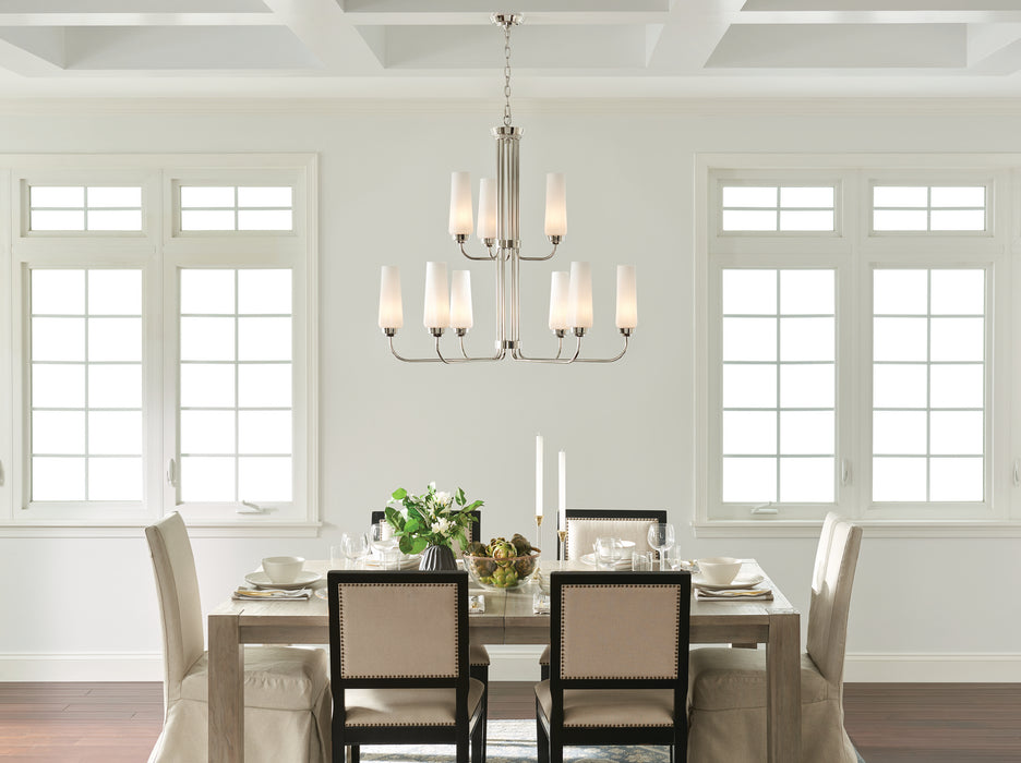 Myhouse Lighting Kichler - 52482PN - Nine Light Chandelier - Truby - Polished Nickel