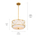 Myhouse Lighting Kichler - 52074CLG - Three Light Pendant/Semi Flush - Birkleigh - Classic Gold