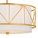 Myhouse Lighting Kichler - 52075CLG - Three Light Pendant/Semi Flush - Birkleigh - Classic Gold