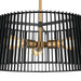 Myhouse Lighting Kichler - 44171BK - Three Light Pendant - Linara - Black