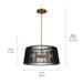 Myhouse Lighting Kichler - 44171BK - Three Light Pendant - Linara - Black