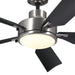 Myhouse Lighting Kichler - 330057BSS - 56"Ceiling Fan - Guardian - Brushed Stainless Steel