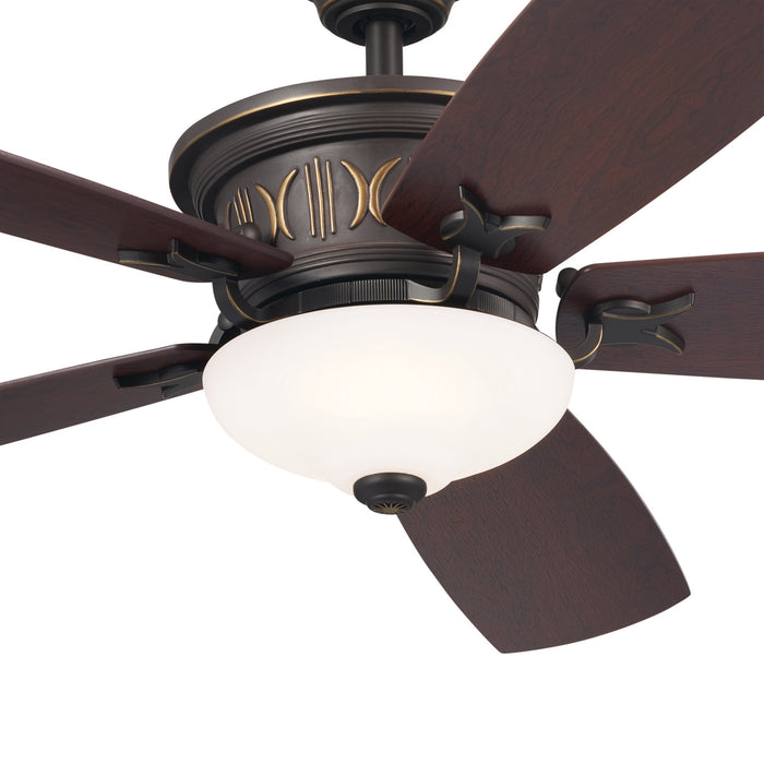 Myhouse Lighting Kichler - 300325OZ - 56"Ceiling Fan - Crescent - Olde Bronze with Gold Highlights