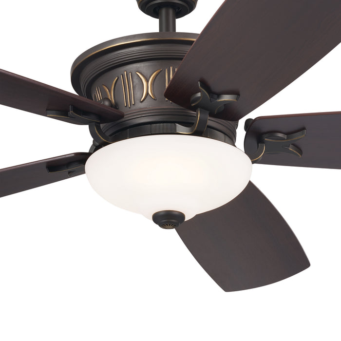 Myhouse Lighting Kichler - 300325OZ - 56"Ceiling Fan - Crescent - Olde Bronze with Gold Highlights