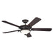 Myhouse Lighting Kichler - 300370OZ - 60"Ceiling Fan - Rise - Olde Bronze with Gold Highlights