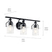 Myhouse Lighting Kichler - 55079BK - Three Light Bath - Everett - Black