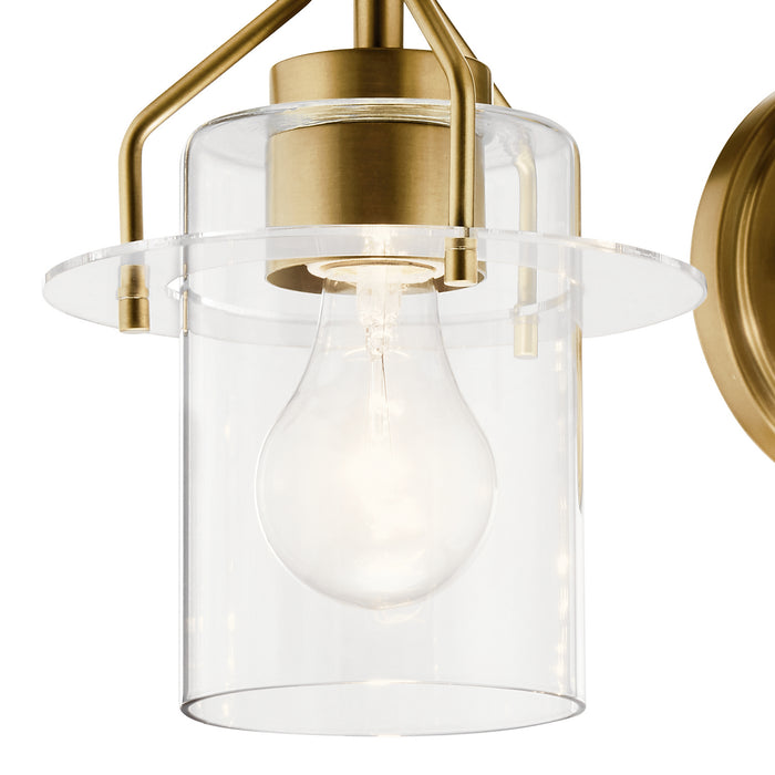 Myhouse Lighting Kichler - 55079NBR - Three Light Bath - Everett - Brushed Brass