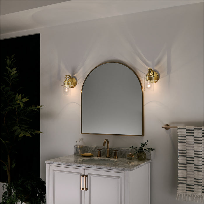 Myhouse Lighting Kichler - 55077NBR - One Light Wall Sconce - Everett - Brushed Brass