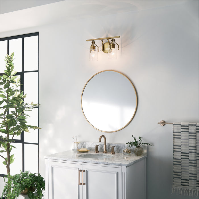 Myhouse Lighting Kichler - 55078NBR - Two Light Bath - Everett - Brushed Brass