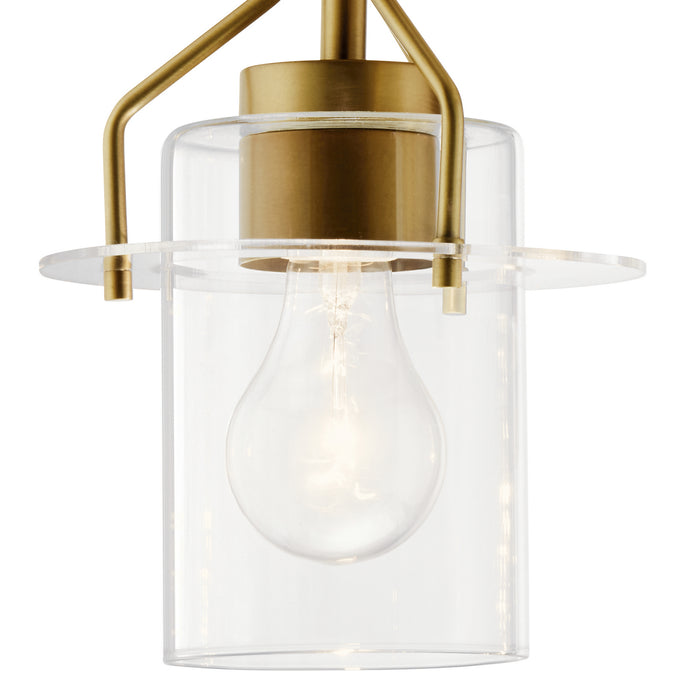 Myhouse Lighting Kichler - 55080NBR - Four Light Bath - Everett - Brushed Brass