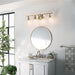 Myhouse Lighting Kichler - 55080NBR - Four Light Bath - Everett - Brushed Brass