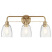 Myhouse Lighting Kichler - 55102CPZ - Three Light Bath - Meller - Champagne Bronze