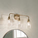 Myhouse Lighting Kichler - 55102CPZ - Three Light Bath - Meller - Champagne Bronze