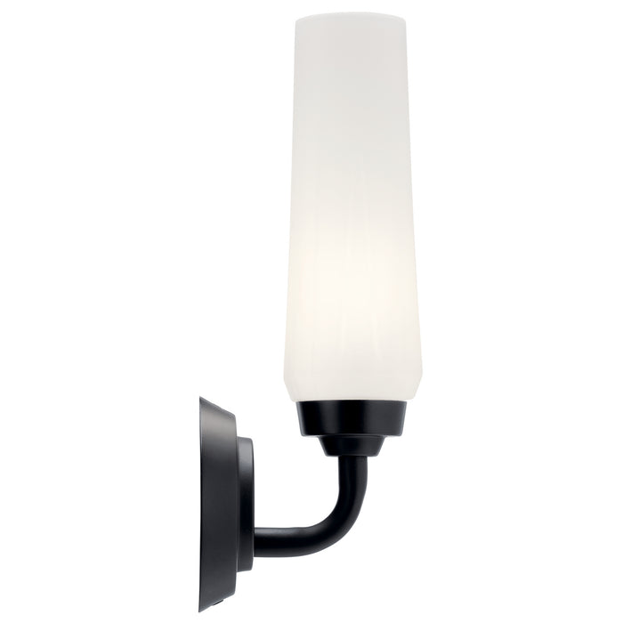 Myhouse Lighting Kichler - 55073BK - One Light Wall Sconce - Truby - Black