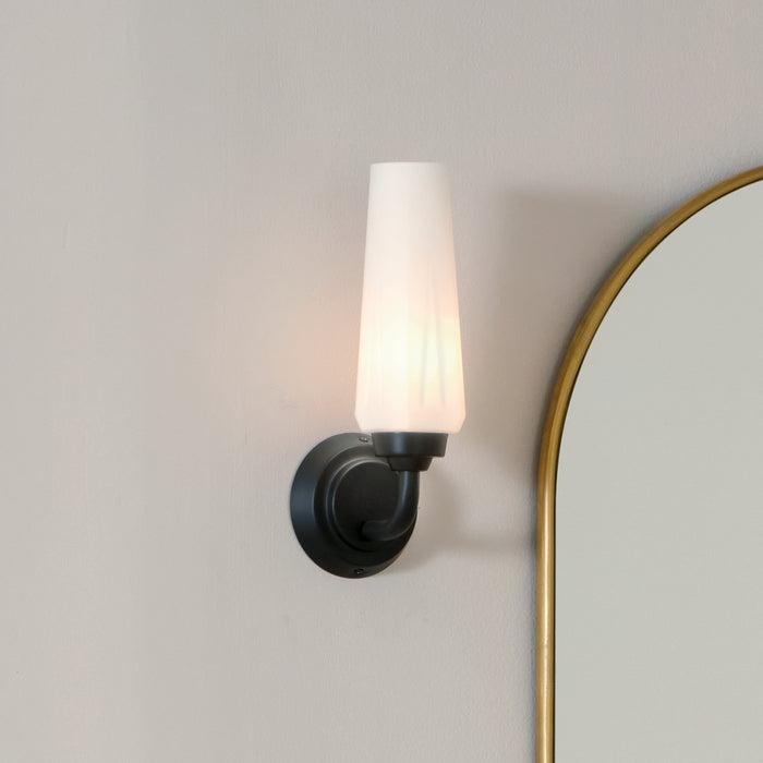 Myhouse Lighting Kichler - 55073BK - One Light Wall Sconce - Truby - Black