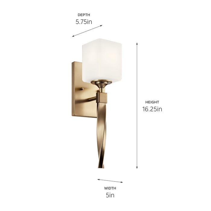 Myhouse Lighting Kichler - 55000CPZ - One Light Wall Sconce - Marette - Champagne Bronze