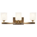 Myhouse Lighting Kichler - 55002CPZ - Three Light Bath - Marette - Champagne Bronze