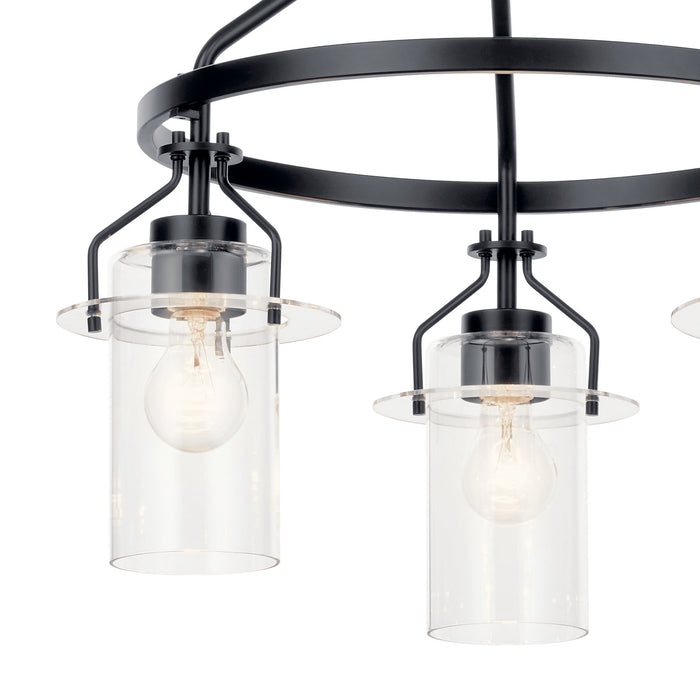 Myhouse Lighting Kichler - 52377BK - Three Light Chandelier - Everett - Black