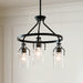 Myhouse Lighting Kichler - 52377BK - Three Light Chandelier - Everett - Black