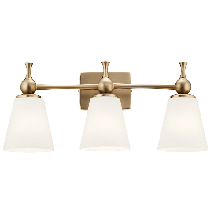 Myhouse Lighting Kichler - 55092CPZ - Three Light Bath - Cosabella - Champagne Bronze