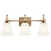 Myhouse Lighting Kichler - 55092CPZ - Three Light Bath - Cosabella - Champagne Bronze