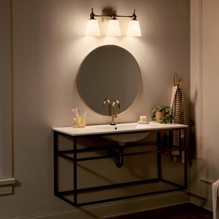 Myhouse Lighting Kichler - 55092CPZ - Three Light Bath - Cosabella - Champagne Bronze