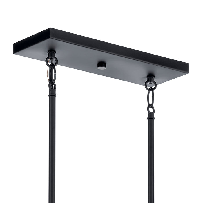 Myhouse Lighting Kichler - 52379BK - Five Light Linear Chandelier - Everett - Black