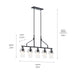 Myhouse Lighting Kichler - 52379BK - Five Light Linear Chandelier - Everett - Black