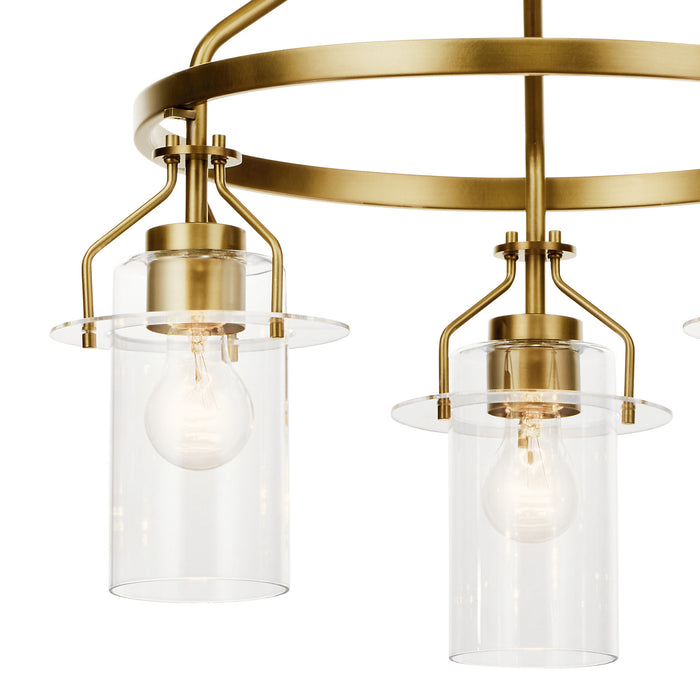 Myhouse Lighting Kichler - 52377NBR - Three Light Chandelier - Everett - Brushed Brass