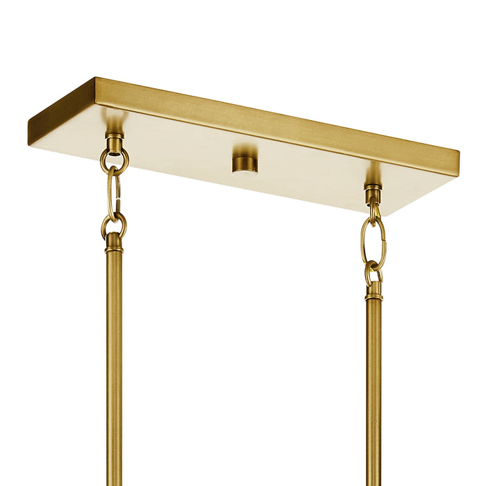 Myhouse Lighting Kichler - 52379NBR - Five Light Linear Chandelier - Everett - Brushed Brass