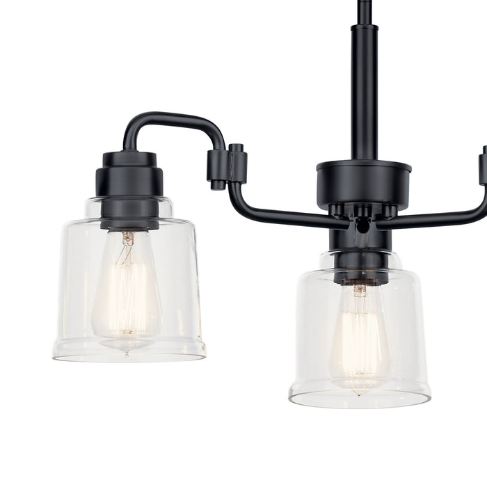 Myhouse Lighting Kichler - 52397BK - Three Light Chandelier - Aivian - Black