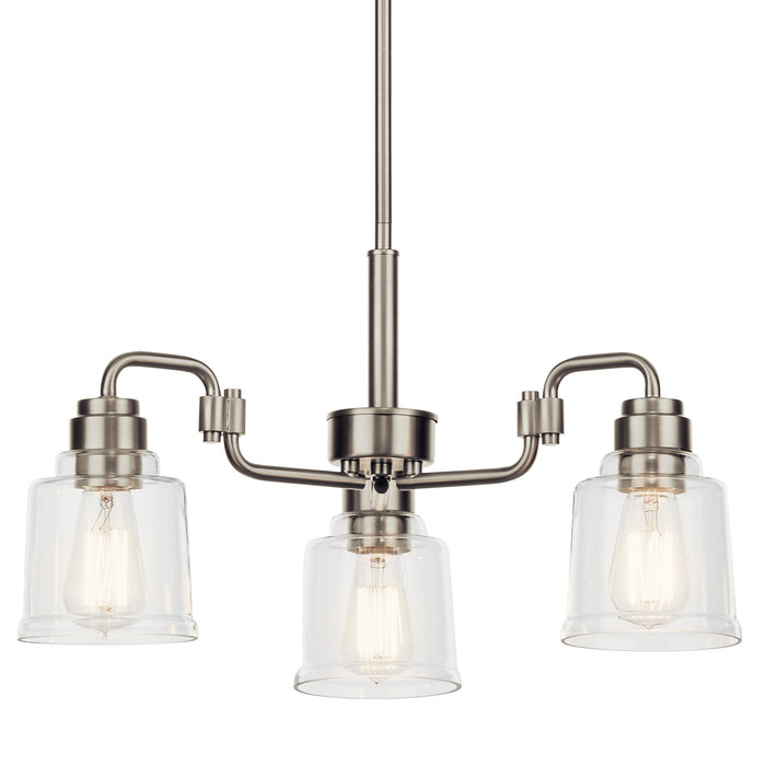 Myhouse Lighting Kichler - 52397NI - Three Light Chandelier - Aivian - Nickel Textured