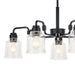 Myhouse Lighting Kichler - 52398BK - Five Light Chandelier - Aivian - Black