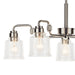 Myhouse Lighting Kichler - 52398NI - Five Light Chandelier - Aivian - Nickel Textured