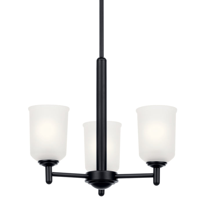 Myhouse Lighting Kichler - 43670BK - Three Light Mini Chandelier - Shailene - Black