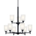 Myhouse Lighting Kichler - 43672BK - Nine Light Chandelier - Shailene - Black